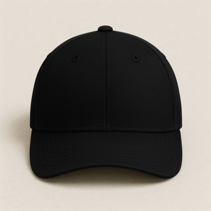 Classic Black Baseball Cap – Unisex Adjustable Fit