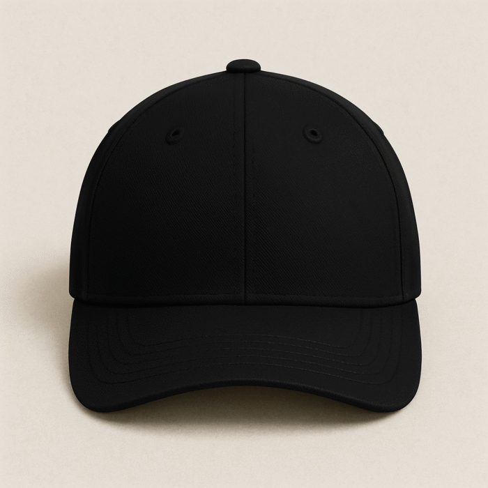 Classic Black Baseball Cap – Unisex Adjustable Fit