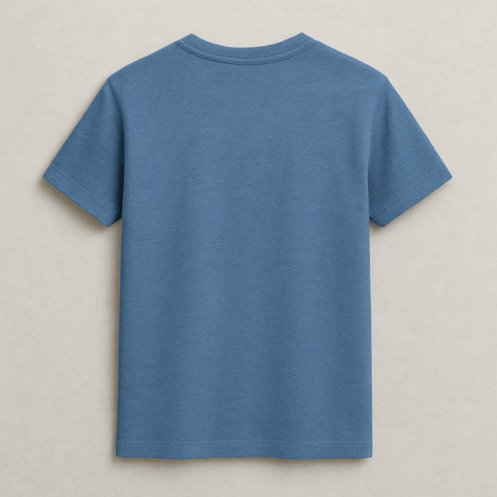 Classic Navy Blue Cotton T-Shirt – Unisex Everyday Wear - Image 2