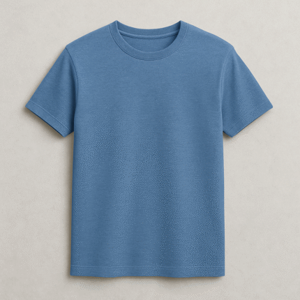 Classic Navy Blue Cotton T-Shirt – Unisex Everyday Wear